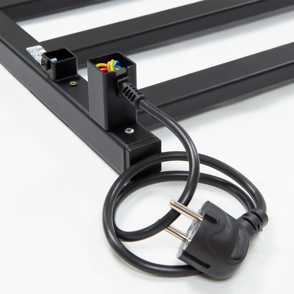 Полотенцесушитель Пэк сп 21 кв 60х50 черный ВГП